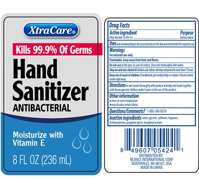 Label (Hand Sanitizer 8oz Vitamin E 70vv)